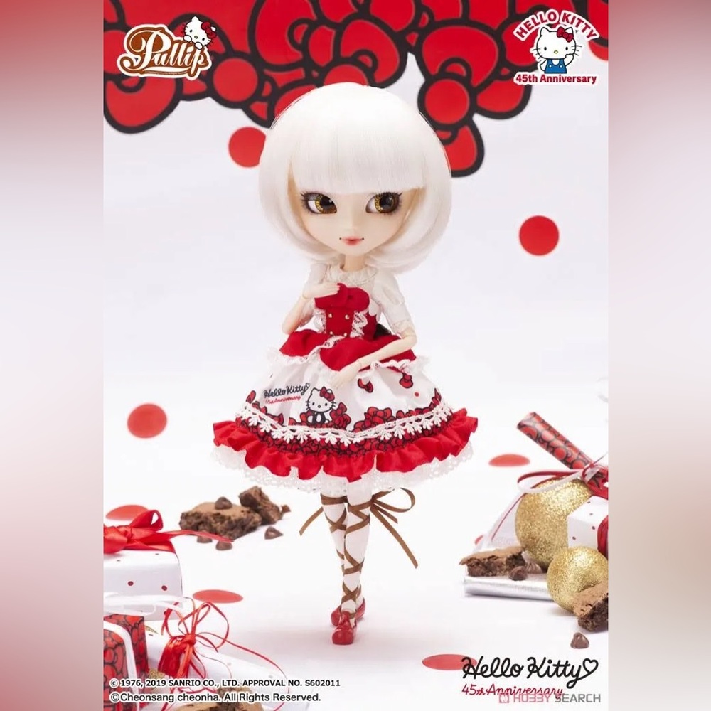 BNIB RARE HTF Pullip Hello Kitty collaboration 45th Anniversary